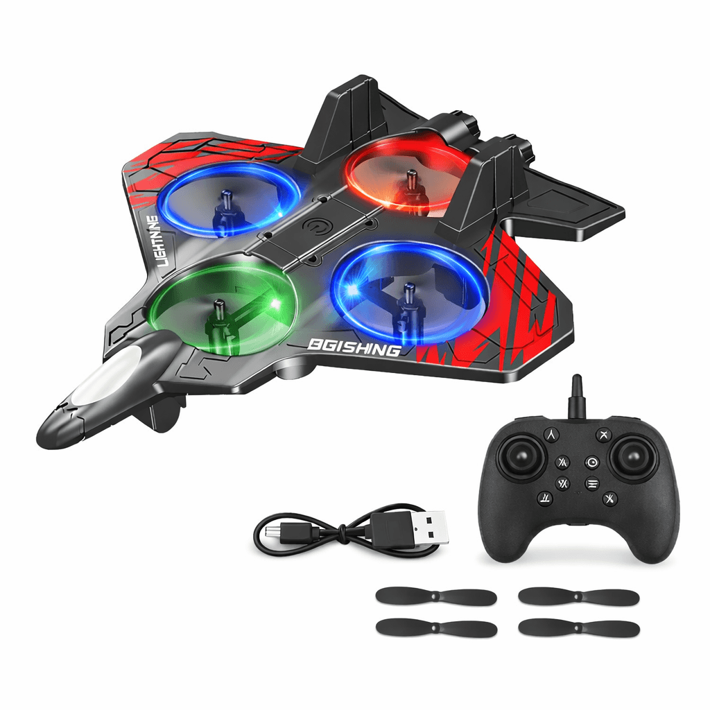 Remote Control Foam Aircraft Drone (RED)