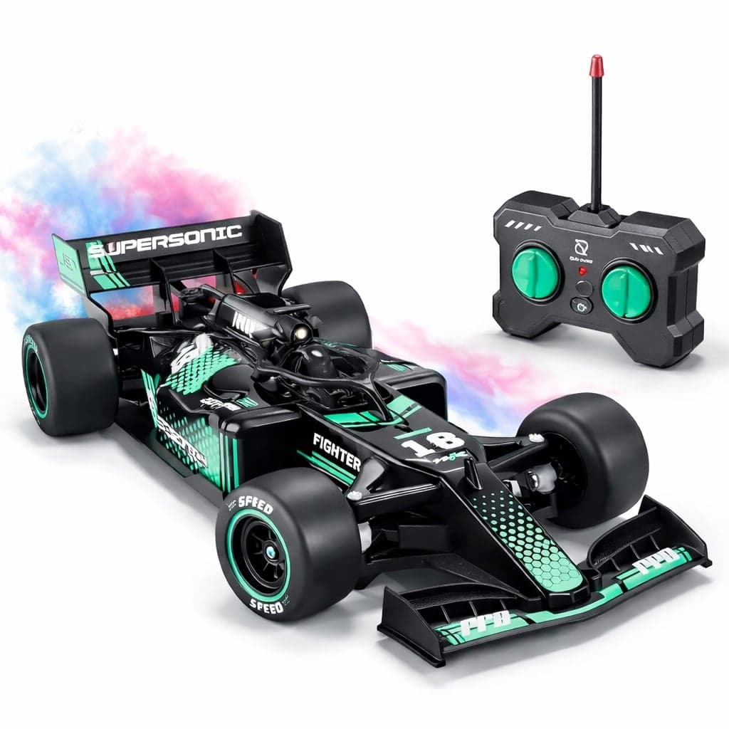 F1 high-speed racing rechargeable spraying car