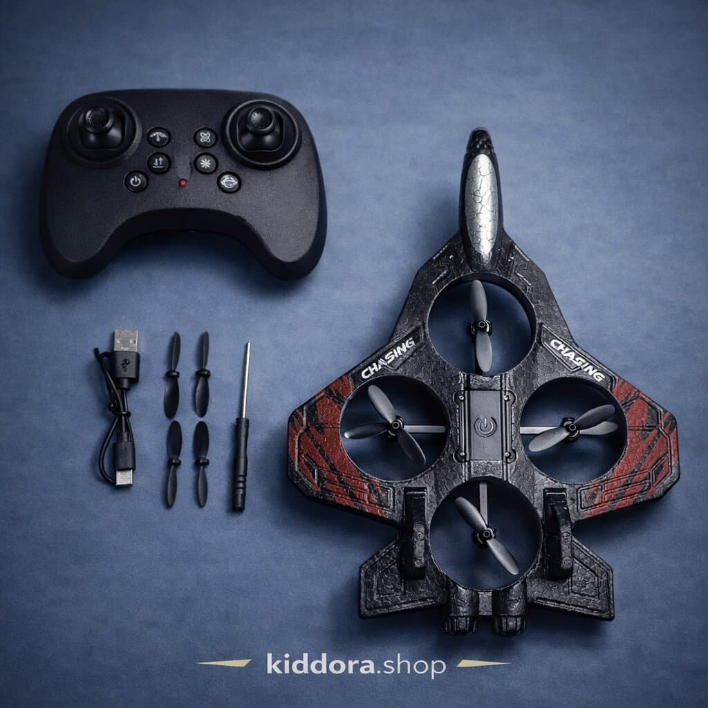 Remote Control Foam Aircraft Drone (RED)